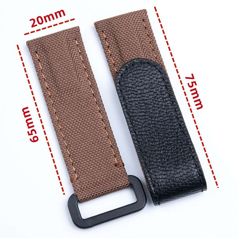 20mm Hook and Loop Fastener Ca - огляд і ціна Canvas Strap Watch