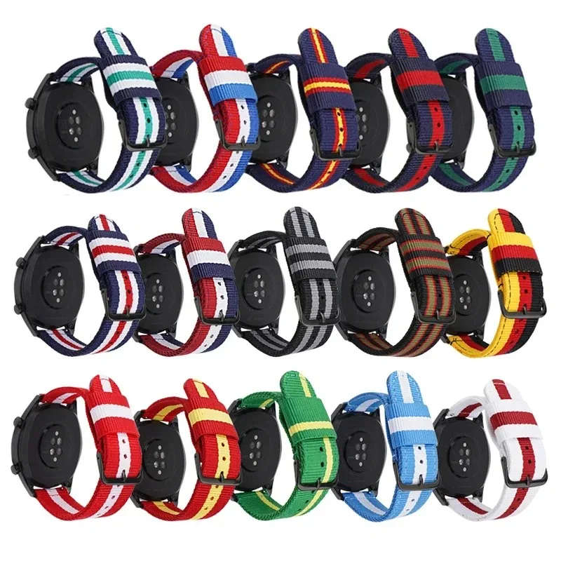 Nylon Watch Strap 20mm 22mm Qu - огляд і ціна Canvas Strap Watch