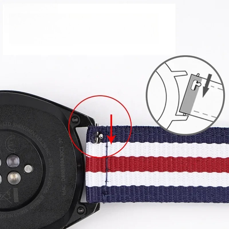 Nylon Watch Strap 20mm 22mm Qu - огляд і ціна Canvas Strap Watch