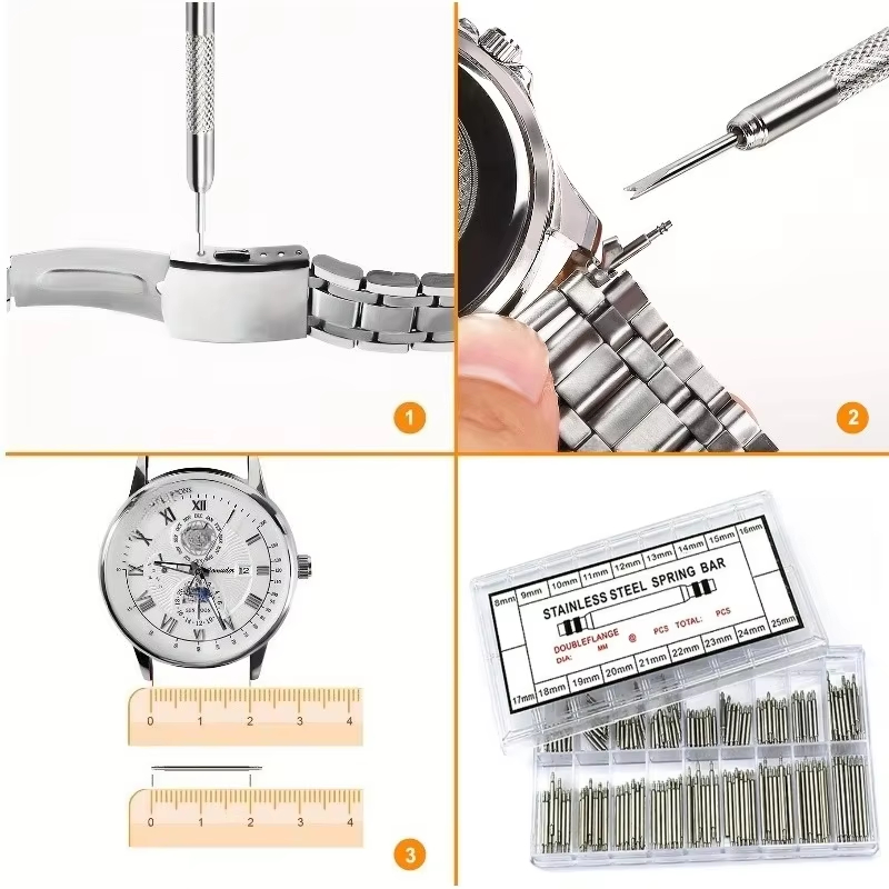 270pcs Stainless Steel Spring  - огляд і ціна Spring Bar Tool Set