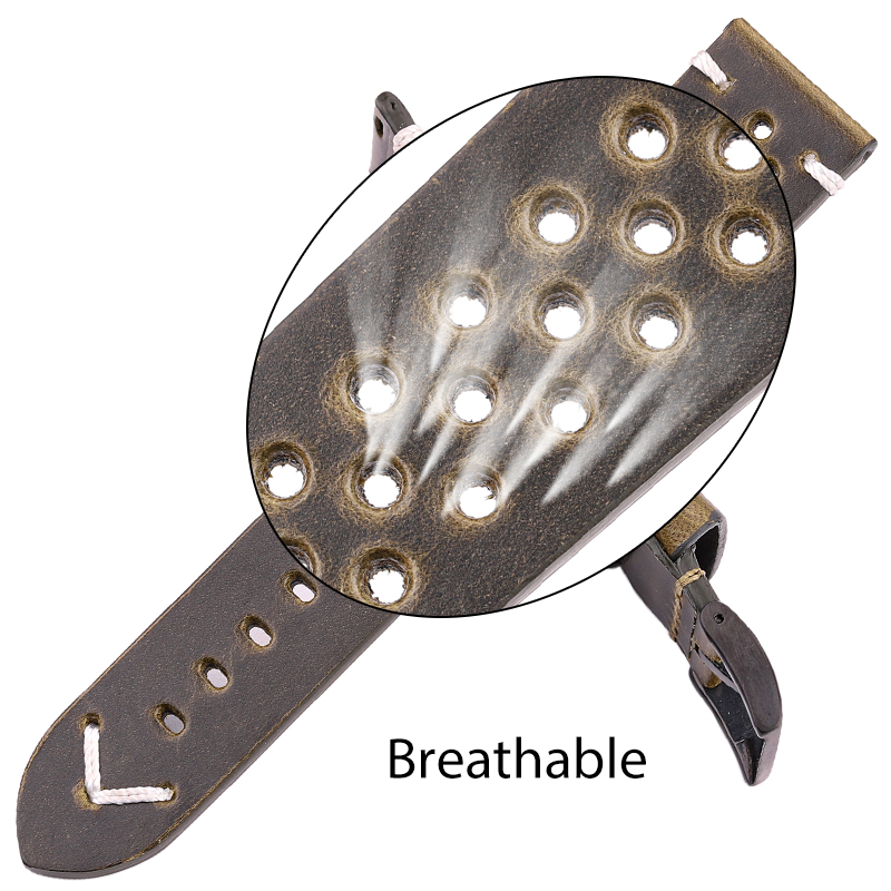 Breathable Genuine Leather Qui - огляд і ціна Nato Strap Nylon