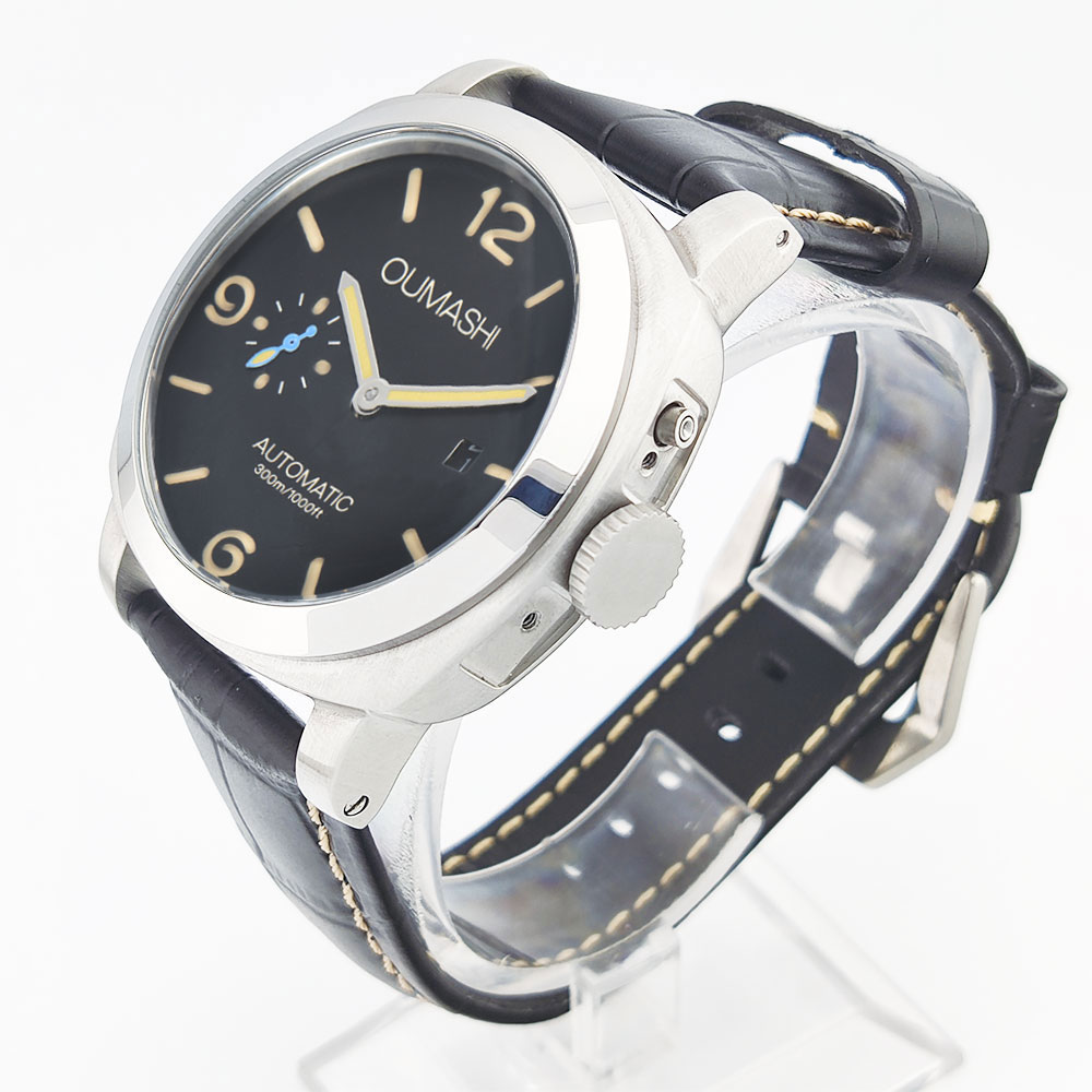 44mm Men's Watch Seagull ST255 - огляд і ціна Stainless Bracelet Diver