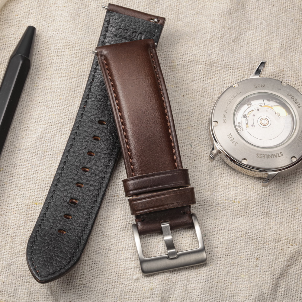 Hemsut Watch Bands Genuine Lea - огляд і ціна Leather Strap Quick Release