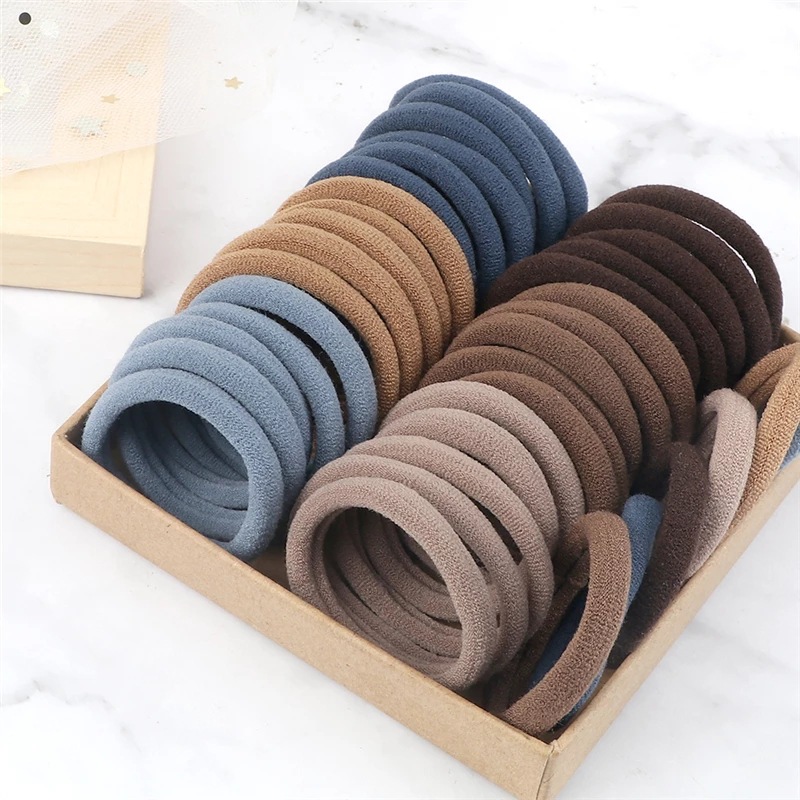 50PCS/Set Women Girls Basic Ha - огляд і ціна Silicone Band Women