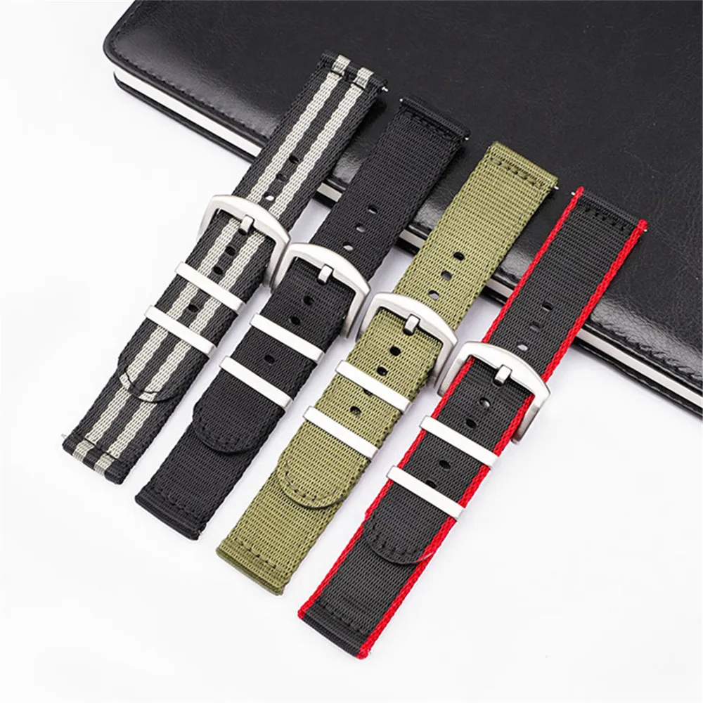 18/20/22/24mm Nylon Strap Men  - огляд і ціна Canvas Strap Watch