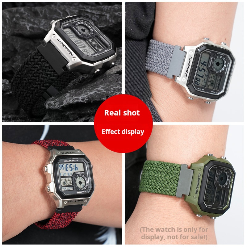 Elastic nylon Watchband For Ca - огляд і ціна Nato Strap Nylon