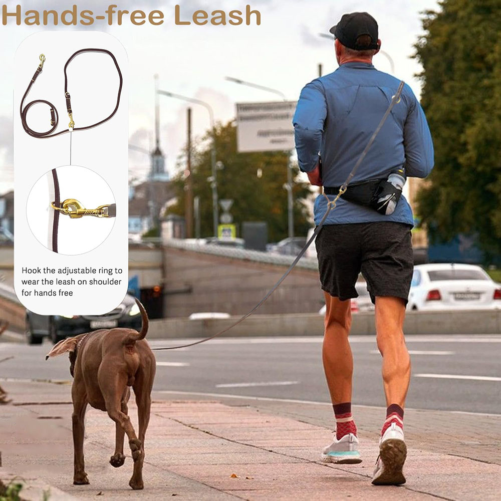 Multi Function Leather Dog Lea - огляд і ціна Leather Strap Quick Release