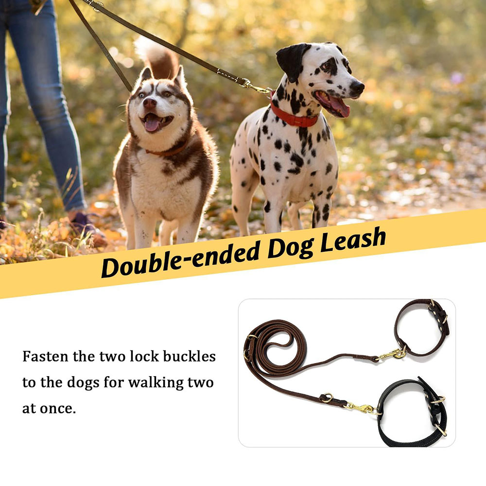 Multi Function Leather Dog Lea - огляд і ціна Leather Strap Quick Release