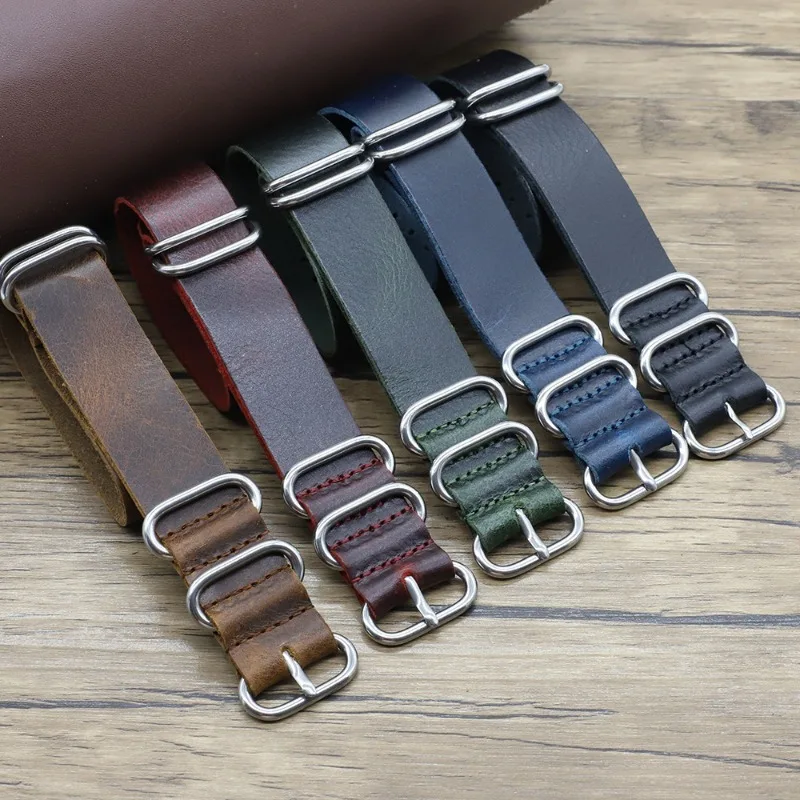 Vintage Genuine Leather Watch  - огляд і ціна Nato Strap Nylon