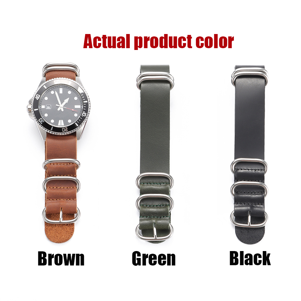 Vintage Genuine Leather Watch  - огляд і ціна Nato Strap Nylon