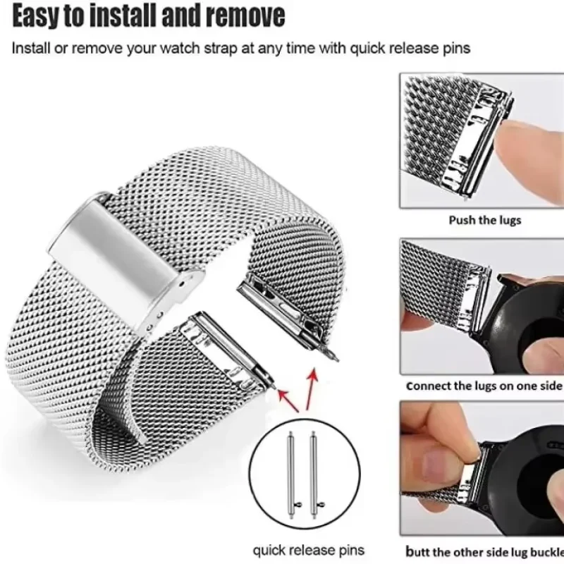 18mm Magnetic Milanese Bracele - огляд і ціна Milanese Loop Magnetic