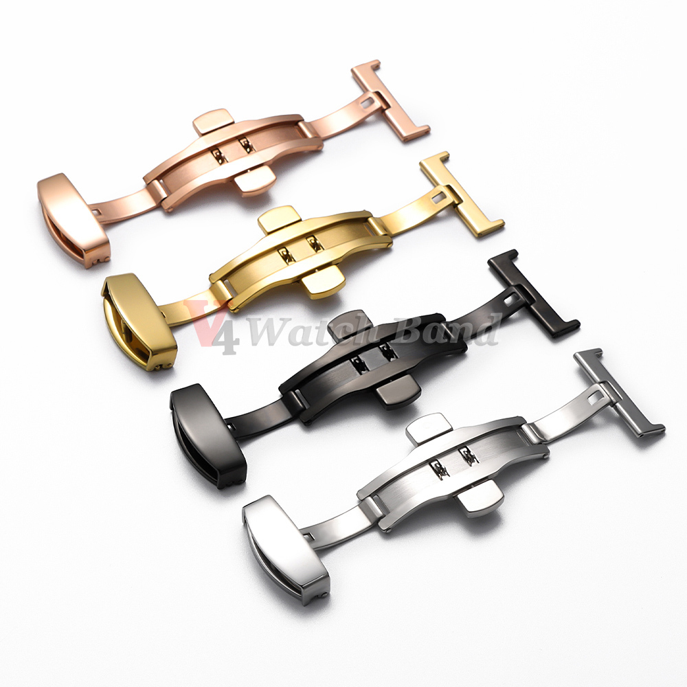Polished Matte Double Button W - огляд і ціна Butterfly Clasp Deployant