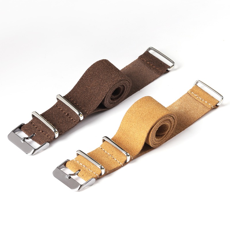 20mm 22mm Universal Military R - огляд і ціна Suede Strap Watch