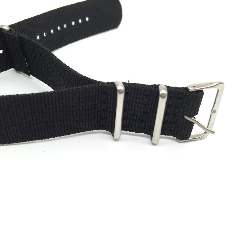 Black Nylon Strap for 16mm 18m - огляд і ціна Nato Strap Nylon