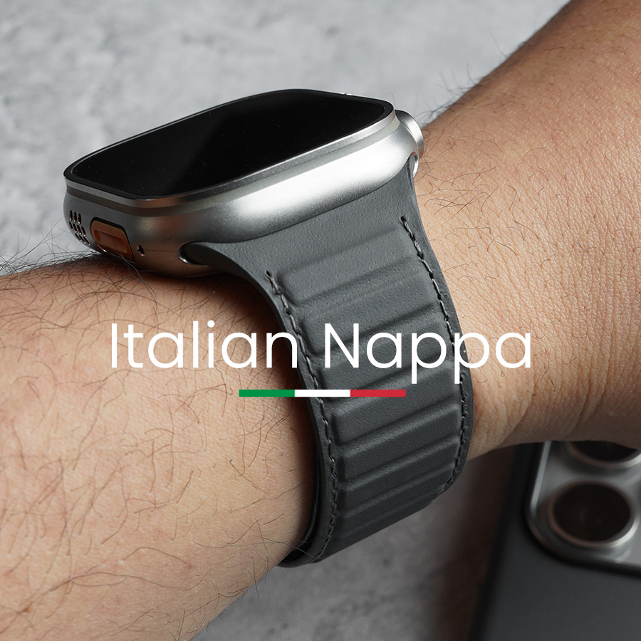 Magnetic Nappa Genuine Strap f - огляд і ціна Suede Strap Watch