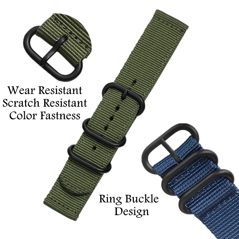 20mm 22 mm Canvas Sport Nylon  - огляд і ціна Canvas Strap Watch