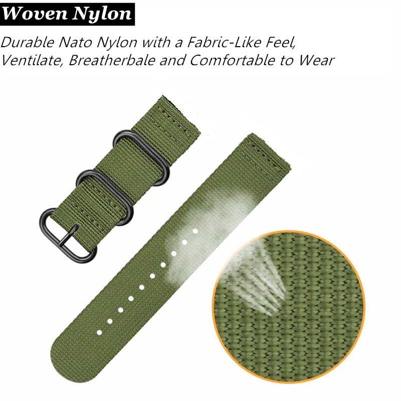 20mm 22 mm Canvas Sport Nylon  - огляд і ціна Canvas Strap Watch
