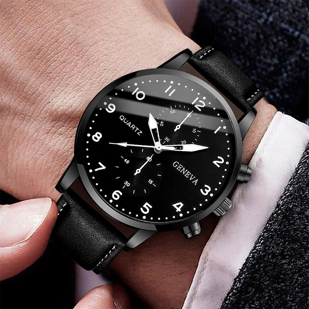 Fashion Men Business Watches C - огляд і ціна Leather Watch Band Men