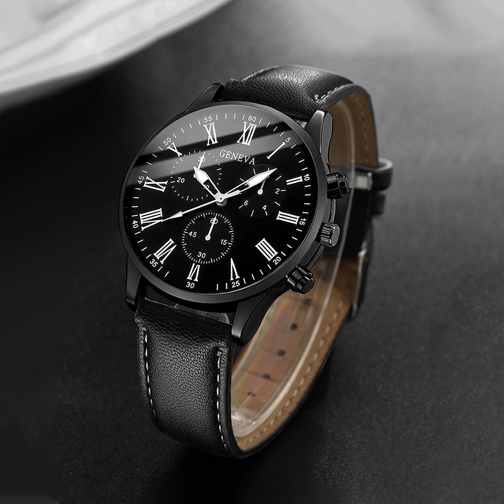 Fashion Men Business Watches C - огляд і ціна Leather Watch Band Men