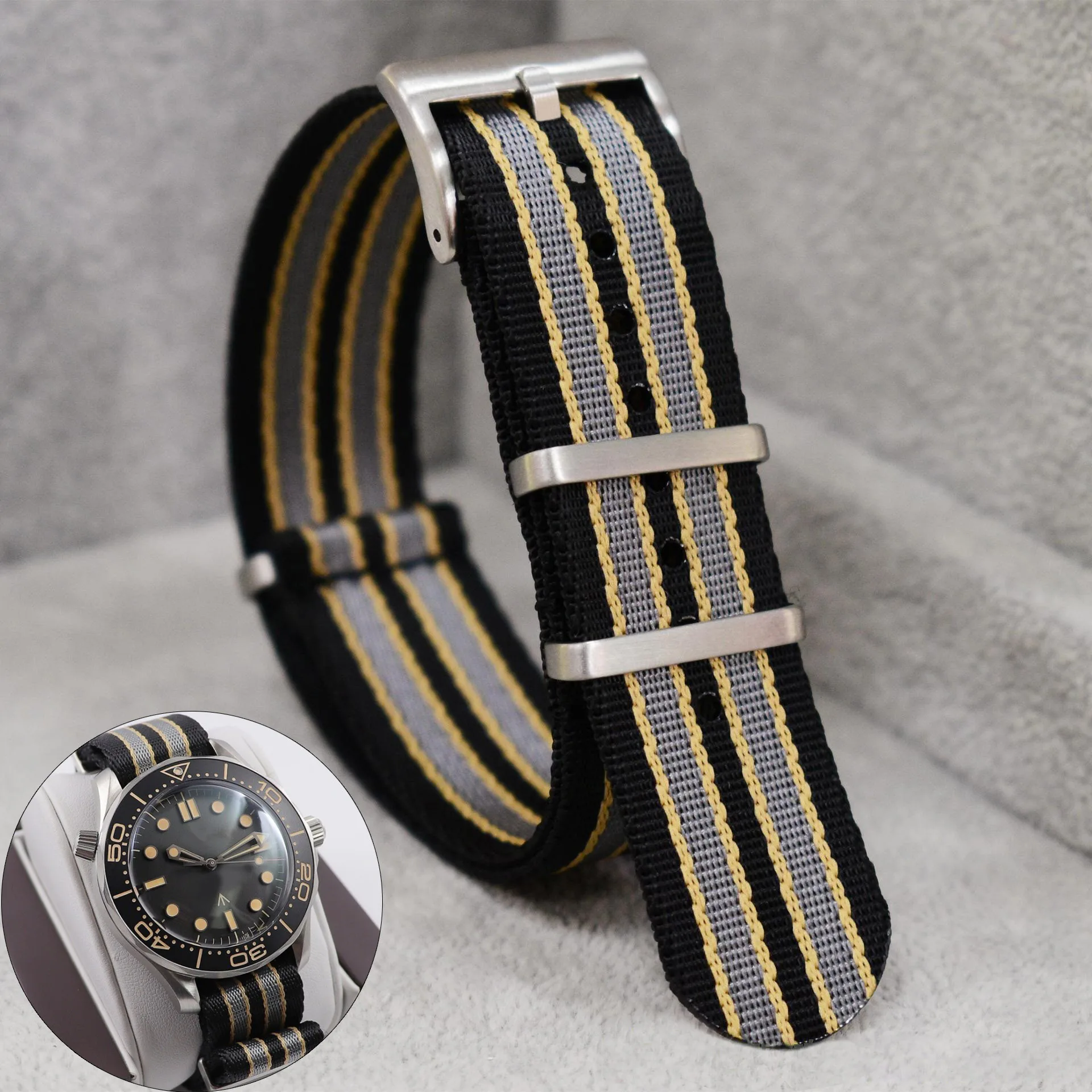 20mm Nylon Watch Strap for Ome - огляд і ціна Nato Strap Nylon